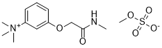 Ammonium, (m-(N-methylcarbamoylmethoxy)phenyl)trimethyl-, methylsulfate 64049-79-2